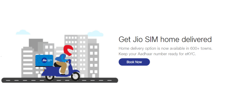 Jio Sim Home Delivery