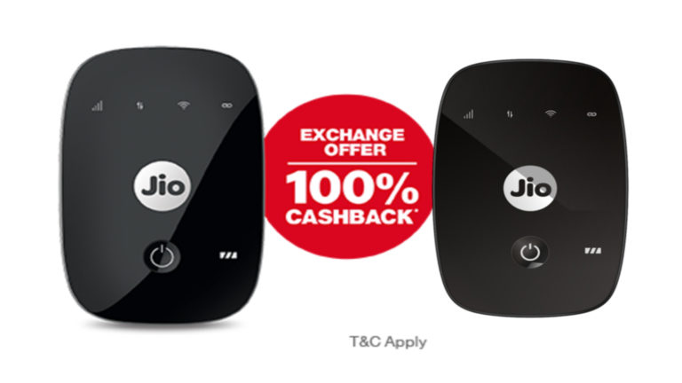 jiofi wifi router exchage offer