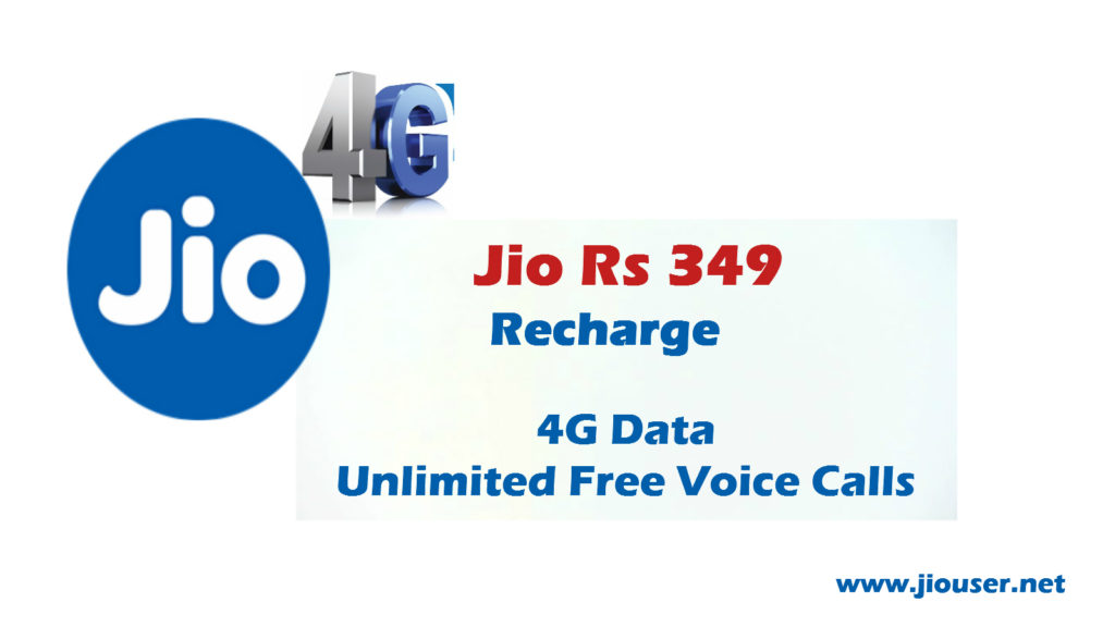 Jio 349 Recharge plan deatails