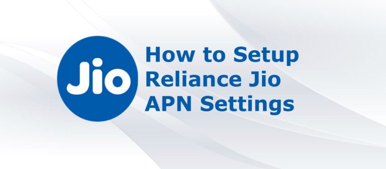 Jio APN Settings