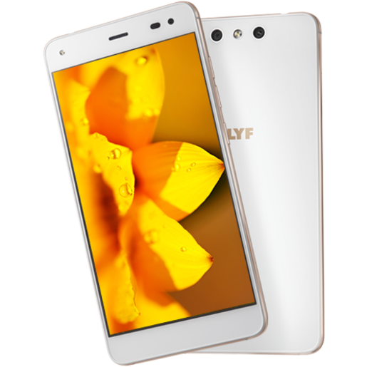 Jio Lyf Earth 1 White Smartphone