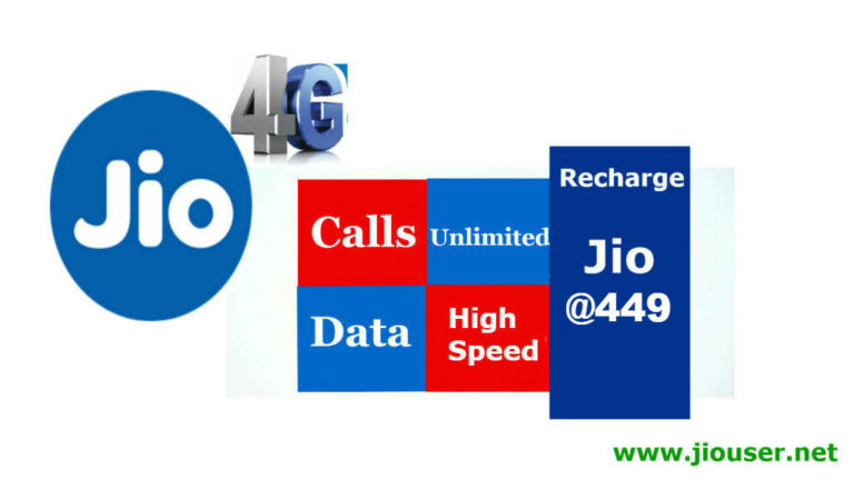 Jio 449 Recharge Plan Details