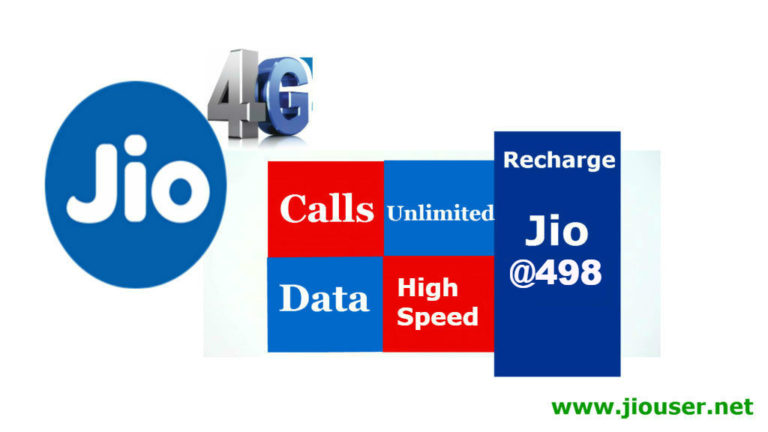 Jio Recharge Plan 498 Offer