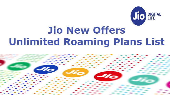 Unlimited Jio Roaming Plans