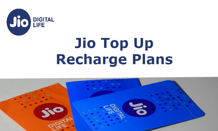 Jio Top Up Recharge Plans