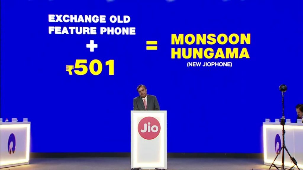 Jio Phone Monsoon Hungama Recharge Offer