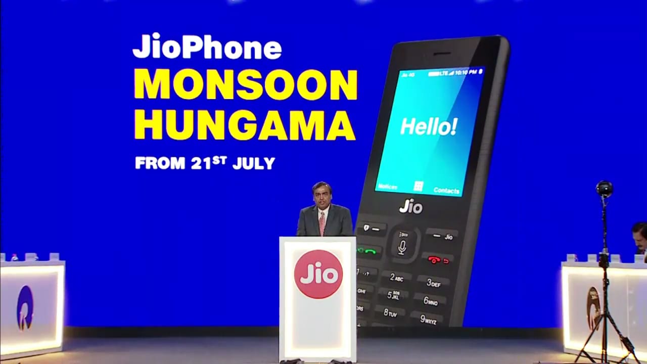 Buy Jio phone Monsoon Hungama Offer