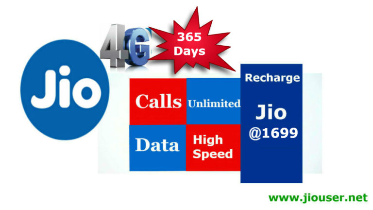 Jio 1699 Recharge Plan Details