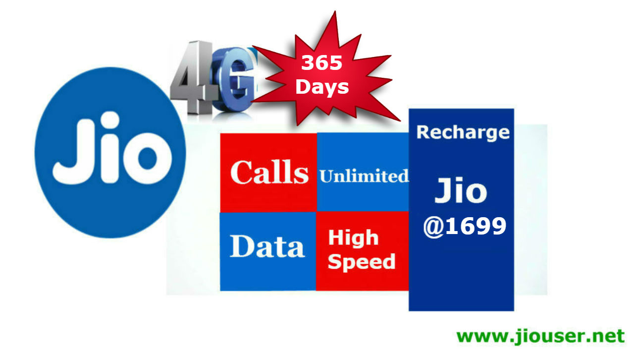 Jio Prepaid Rs 1699 Recharge Plan 365 Days 547 5GB Data Jio Prepaid Rs 1699 Recharge Plan 365 Days 547 5GB Data
