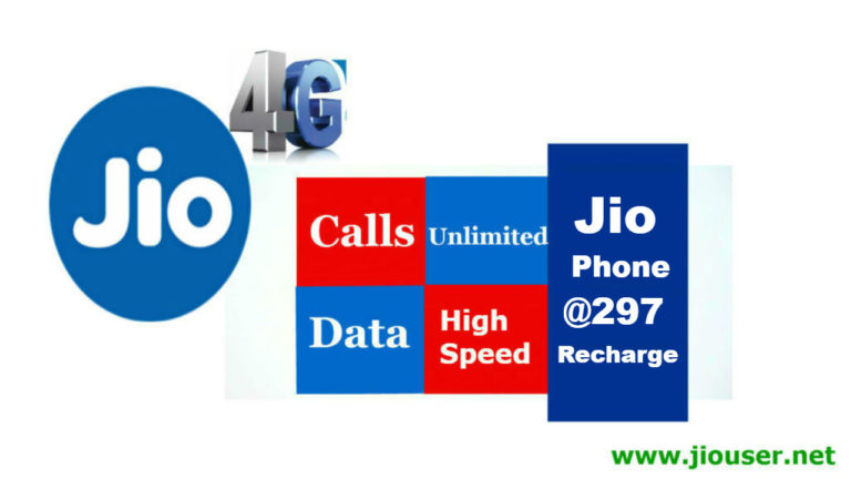 Jio Phone 297 Recharge Plan