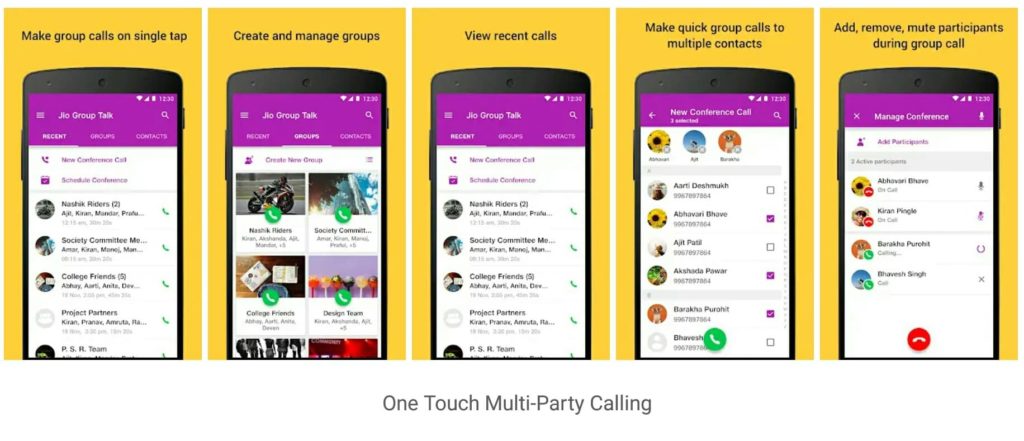 Jio Group Talk App