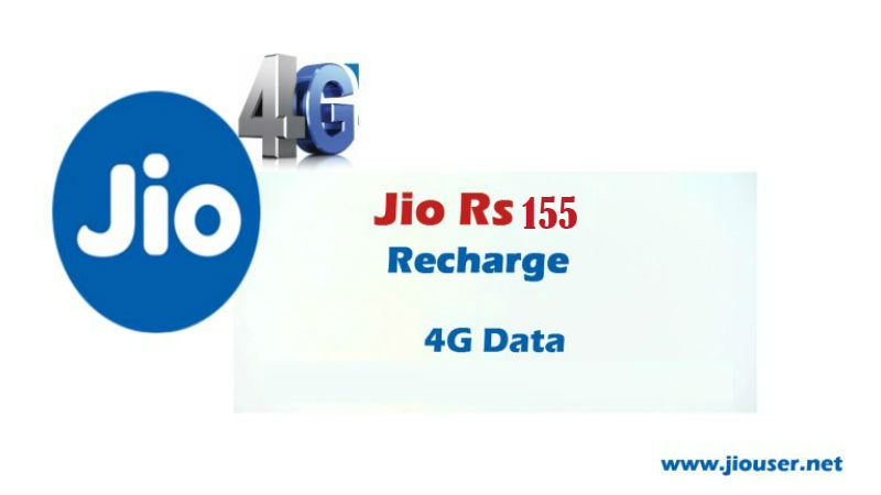 Jio 155 recharge