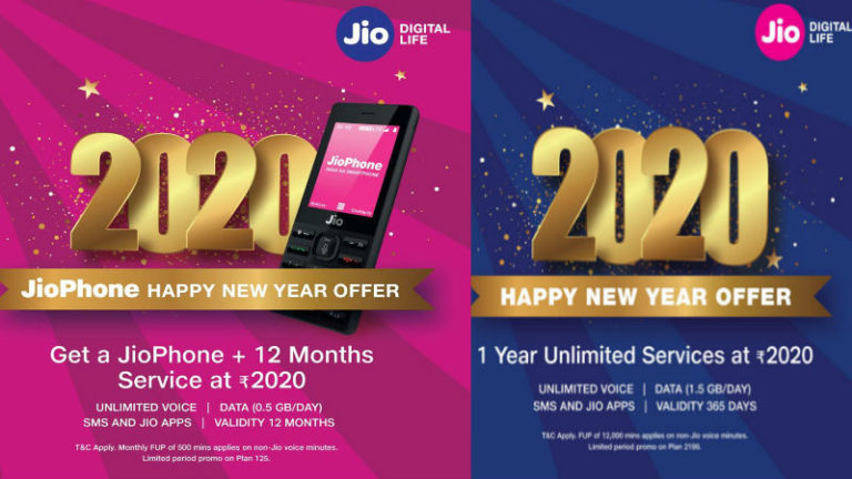 Jio 2020 Happy New Year Offer