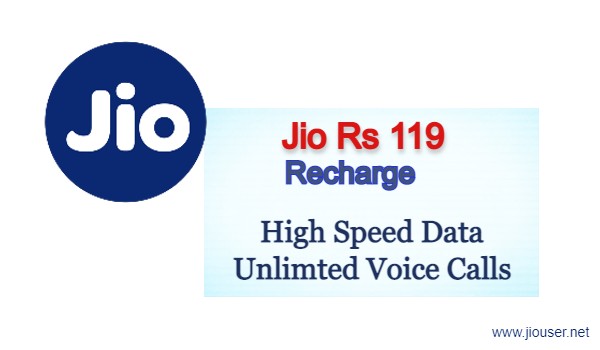 Jio 119 Recharge Plan Details